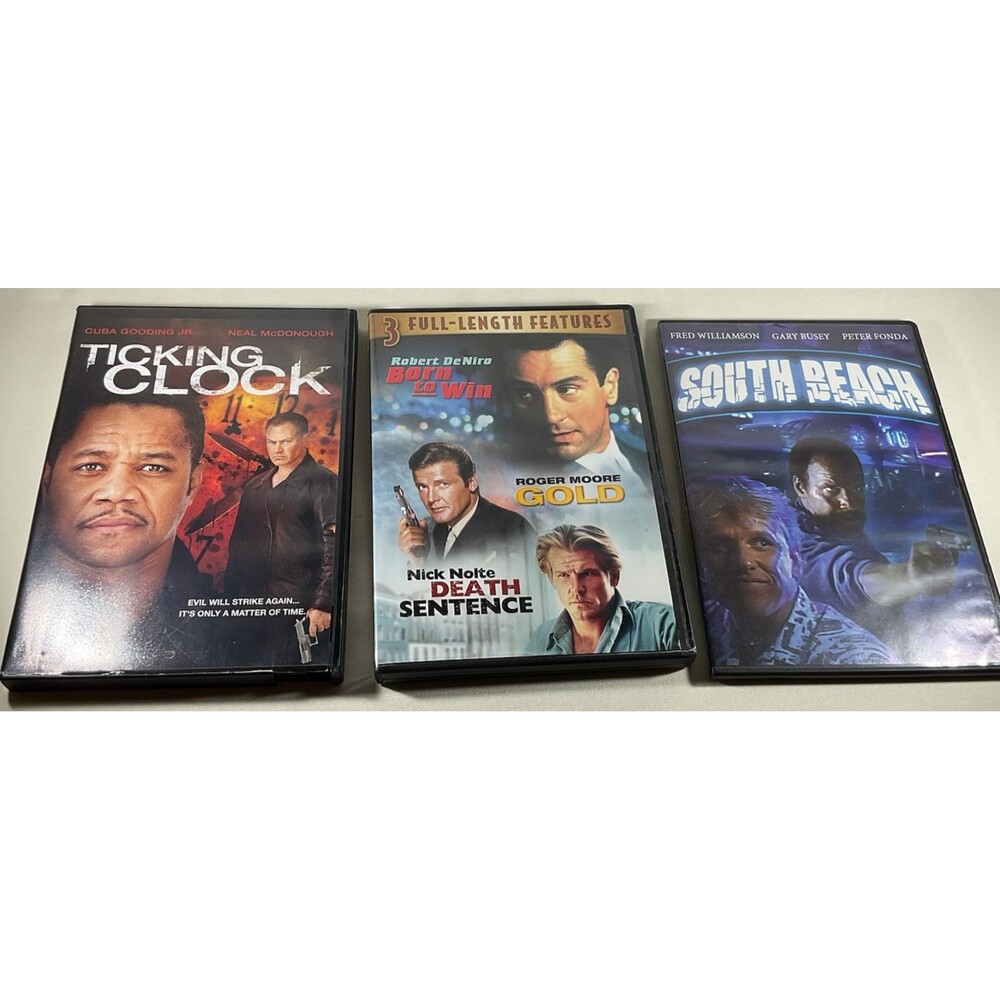 5 Movie Bundle DVDs Drama Detective Crime Suspense Great Actors Classic EUC